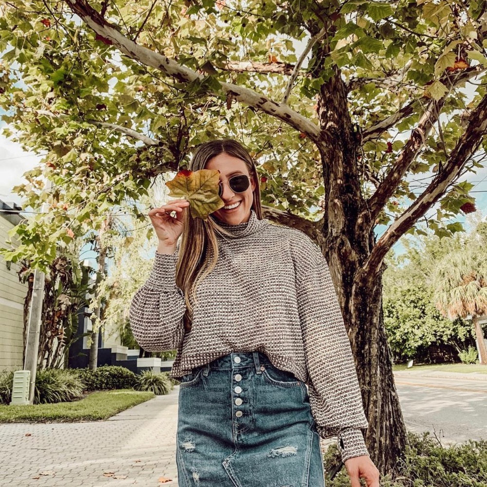 Free People cropped sweater